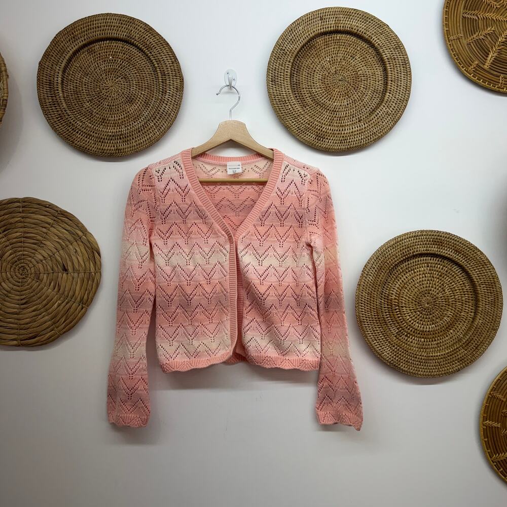 Abercrombie Kids Pink Cardigan Sweater Girls 13/14
